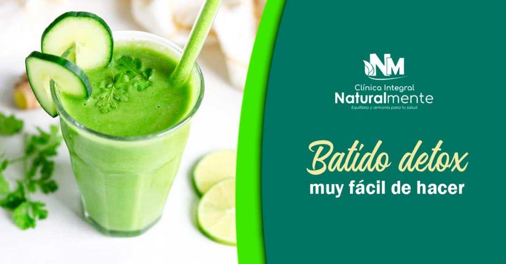 Batido detox muy fácil de hacer