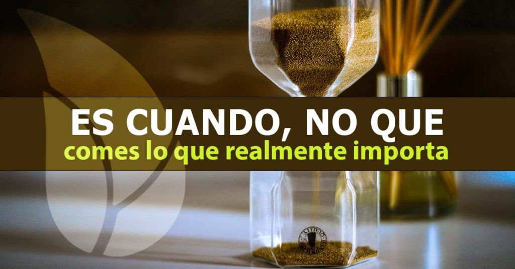 Alimentación restringida en el tiempo, ¿Qué es?