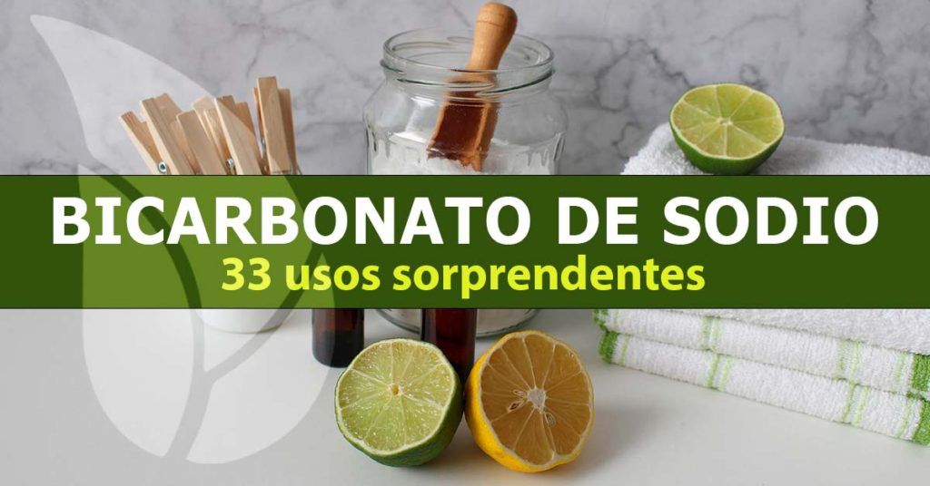 33 Sorprendentes usos del bicarbonato de sodio