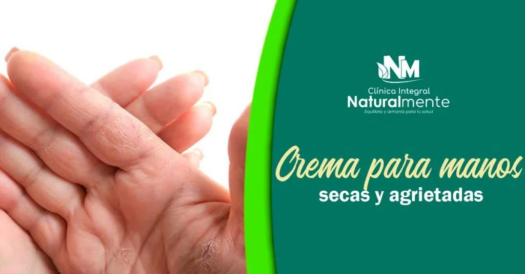 Crema para manos secas y agrietadas