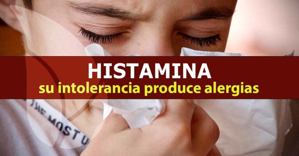 Histamina, su intolerancia produce alergias