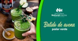 Batido de avena Poder Verde