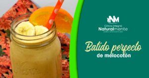 Batido perfecto de melocotón