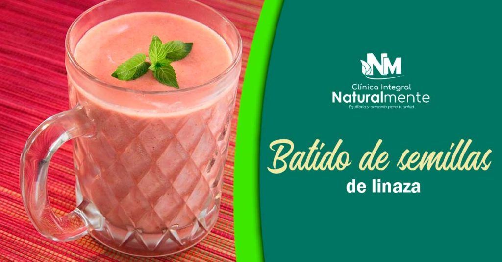 Batido de semillas de lino