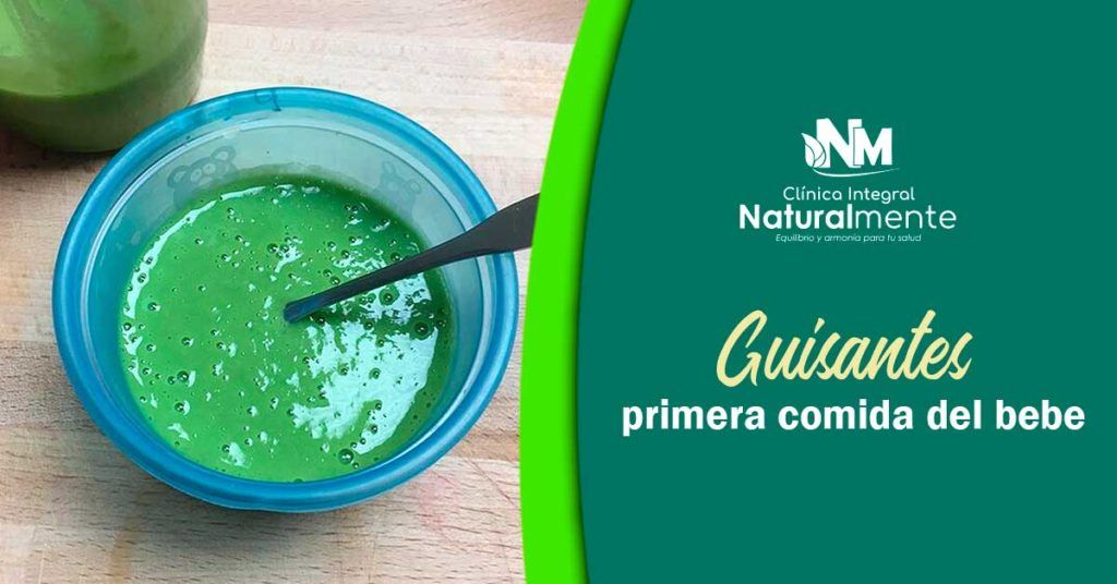 Primera-comida-para-bebés-guisantes