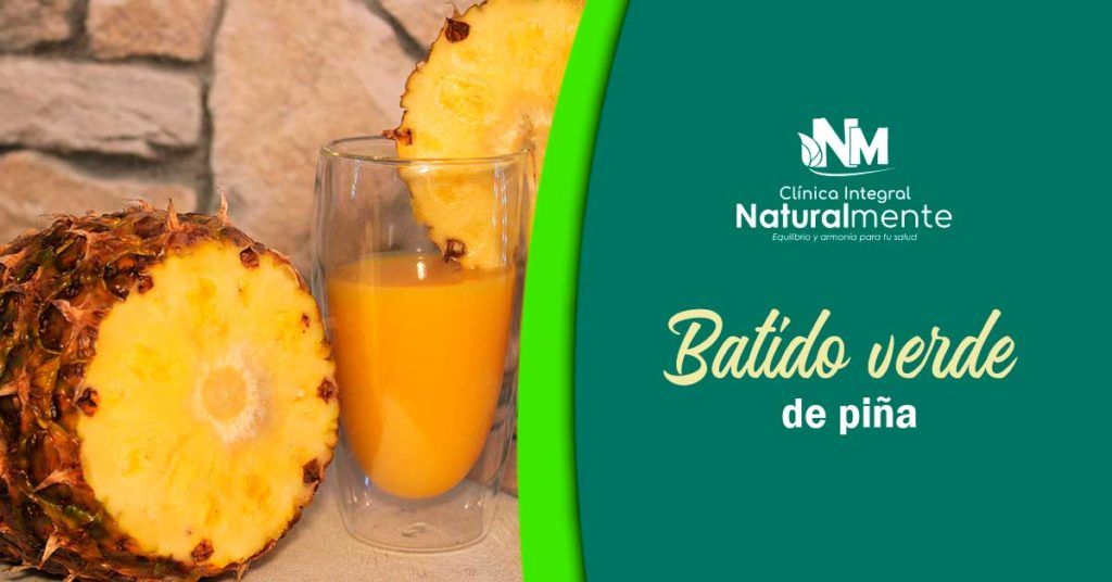 Batido-verde-de-piña