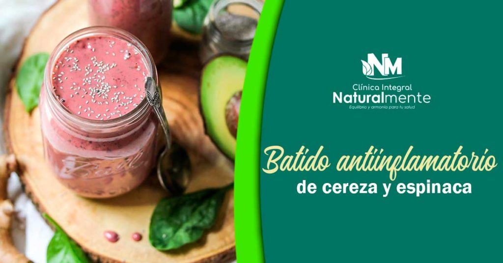 Batido-antiinflamatorio-de-cereza-y-espinacas